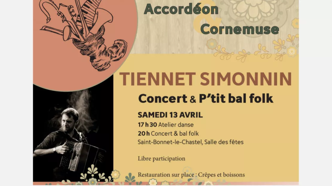 Concert et bal folk - Saint Bonnet le Chastel