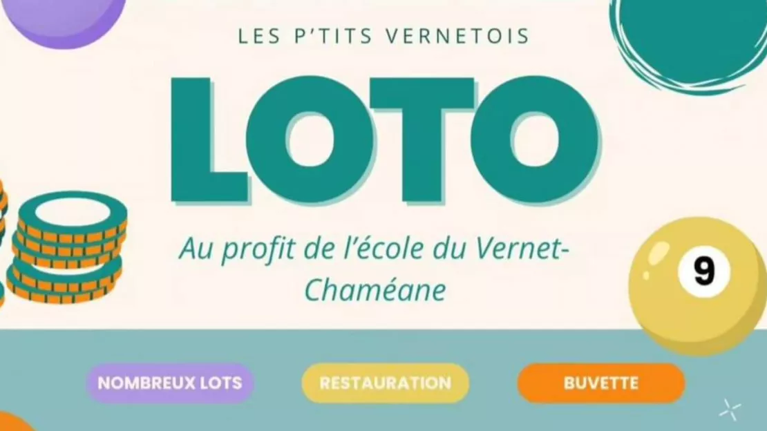 Loto les p'tits Vernetois - Le Vernet-Chaméane