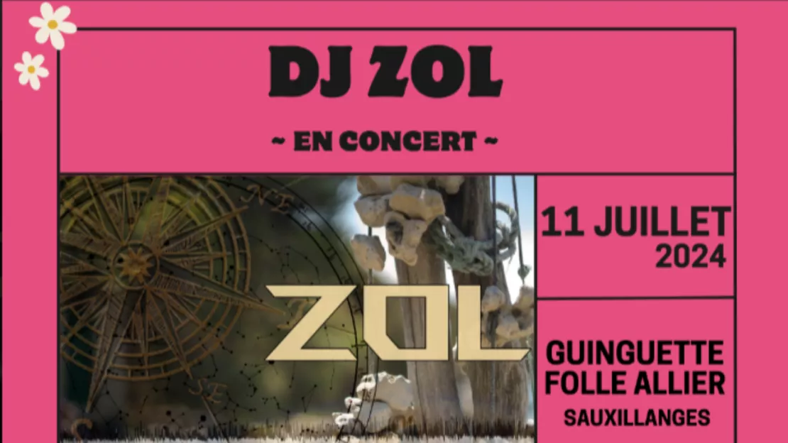 Concert DJ Zol - Sauxillanges