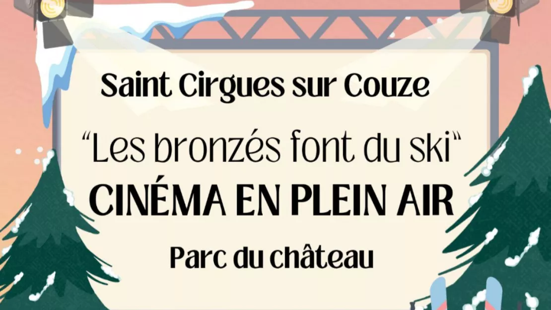 Cinéma en plein air - St Cirgues sur Couze