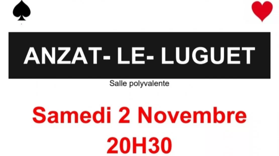 Concours de belote - Anzat le Luguet