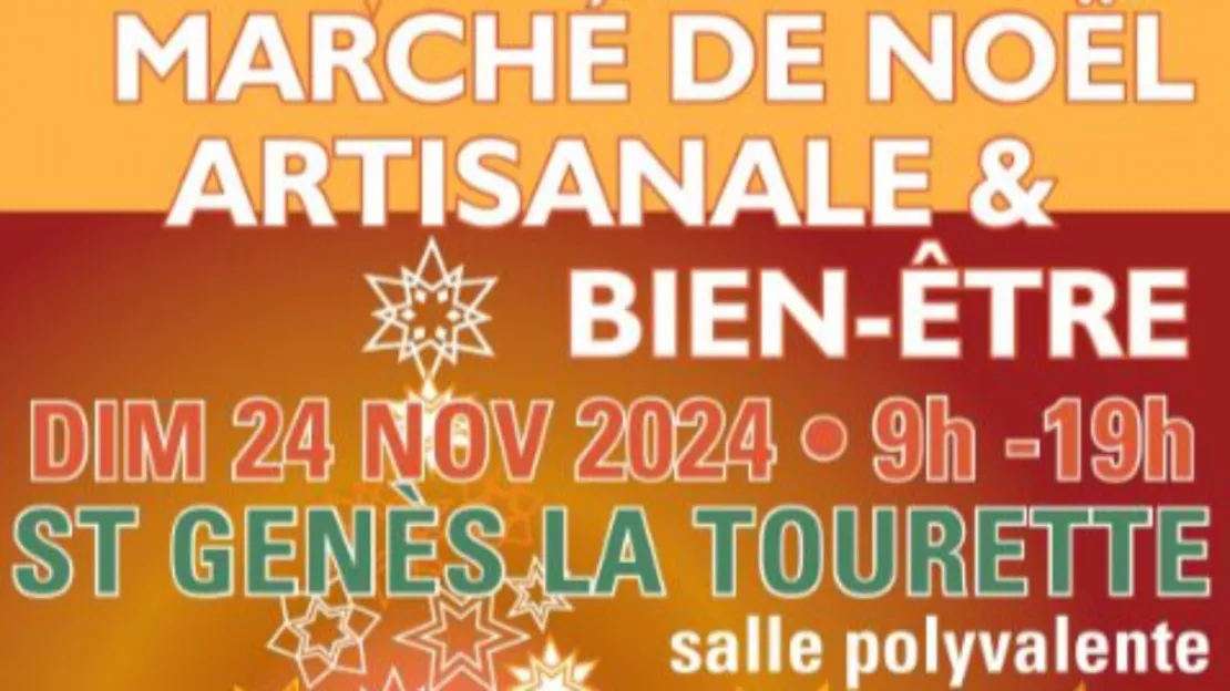 Marché de Noël artisanat et bien être - St Genès la Tourette