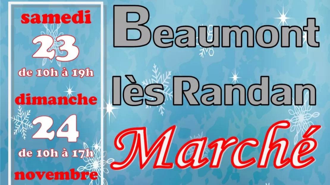 Marché de Noël - Beaumont les Randan