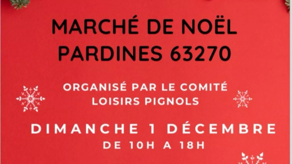 Marché de Noël de Pardines (63)