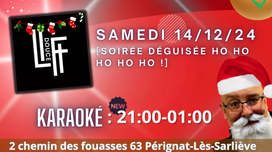 Soirée Karaoké de Noël de La Douce Folie