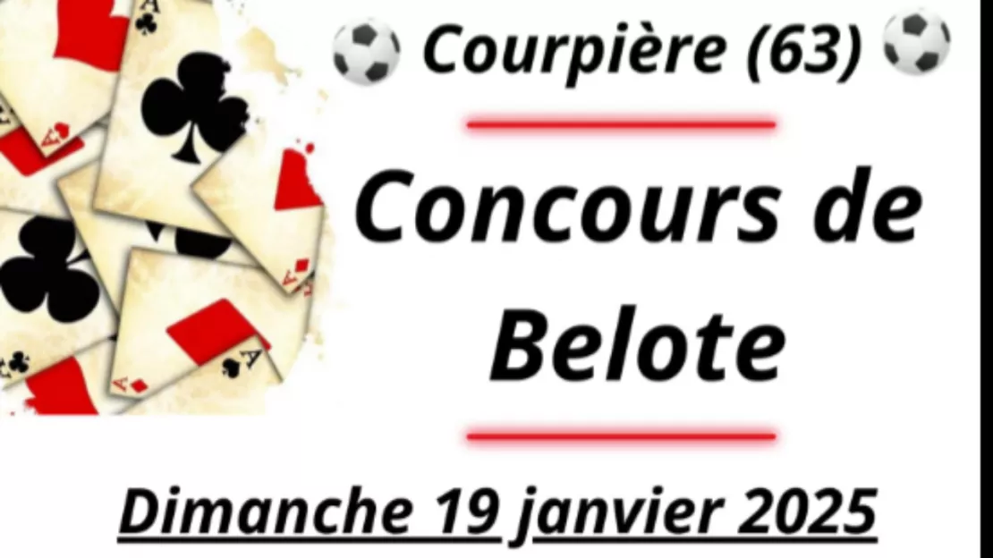 Concours de Belote - Courpière