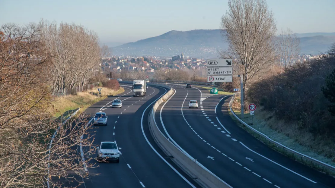 A75 : les travaux entre Clermont-Ferrand et Issoire reprennent dans quelques jours