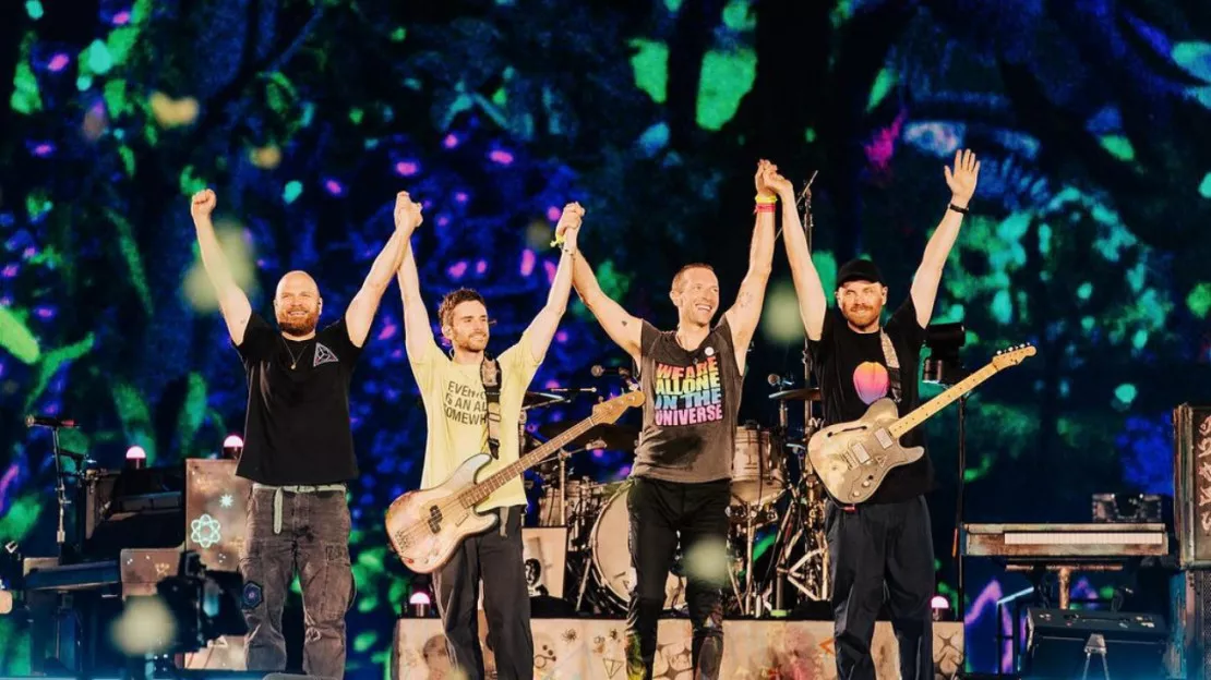 Coldplay : la tournée éco-responsable du groupe porte ses fruits !