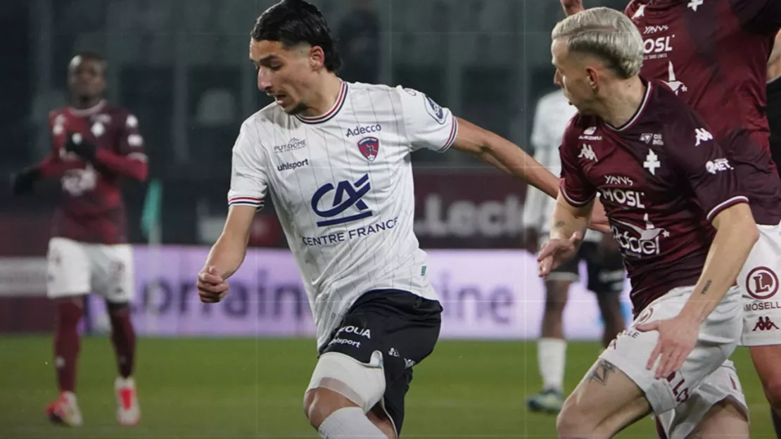 Le Clermont Foot 63 logiquement dominé par Metz (3-1)