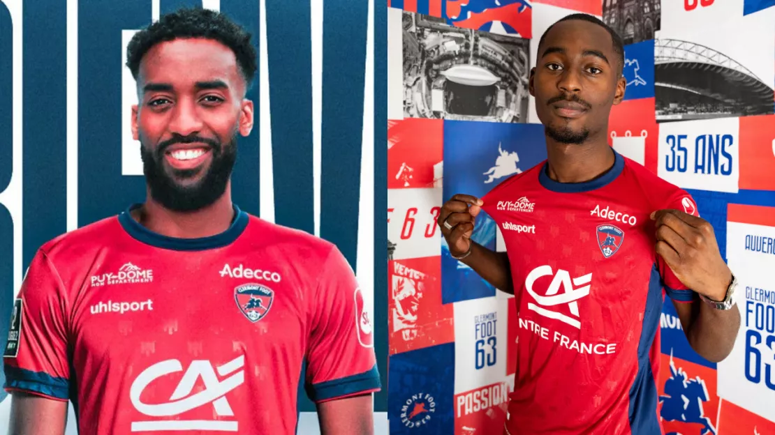 Le Clermont Foot 63 recrute deux nouveaux joueurs... et en prête quatre