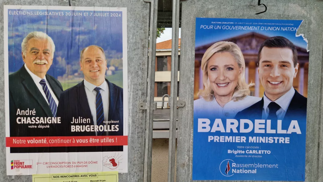 Les réactions politiques dans le Puy-de-Dôme après le 1er tour des élections législatives