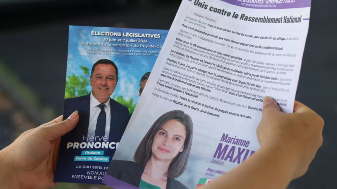 Porte-à-porte, tractages... les militants du Puy-de-Dôme s'activent avant le 2nd tour des législatives