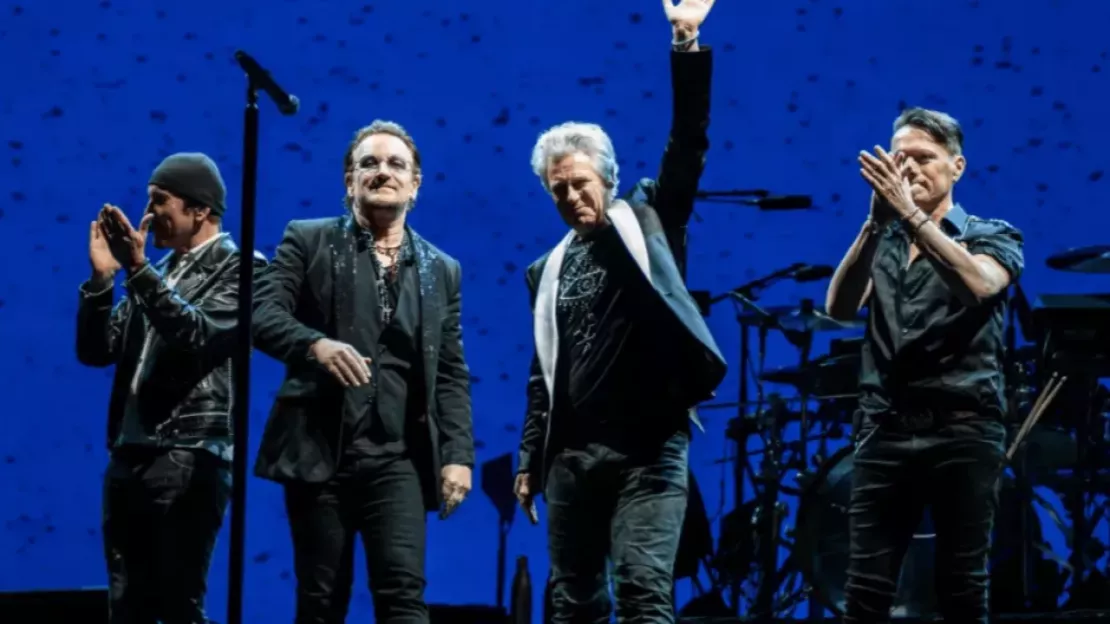 U2 rend hommage à l'Ukraine avec un beau message !